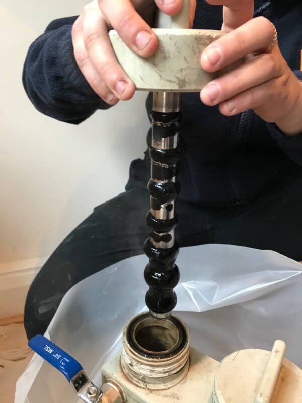 Iron Oxide AKA sludge in central heating systems Platinum Plumbers