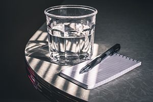 notepad-clear-drinking-water